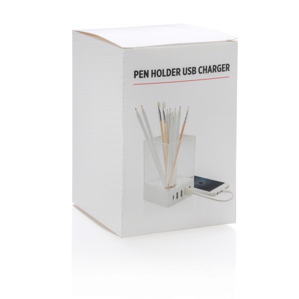 Pen holder USB charger