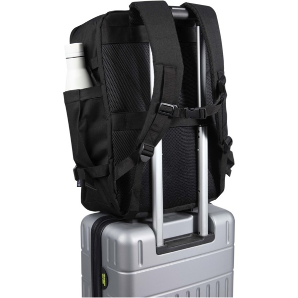 Libra 17" GRS recycled carry-on backpack 25L - Heather Charcoal