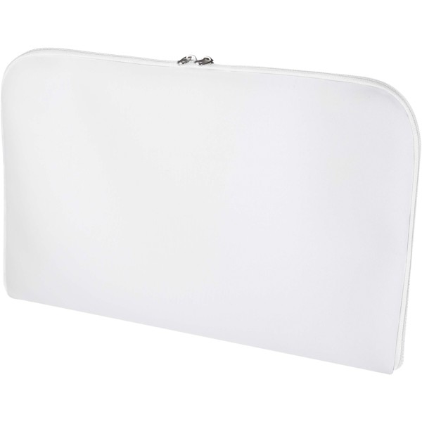 Mila 17\" sublimation laptop sleeve - White / White