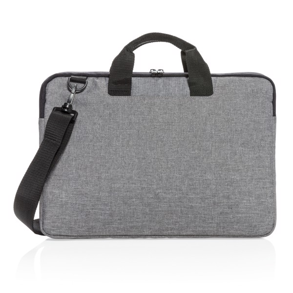 15" document laptop sleeve PVC free - Grey