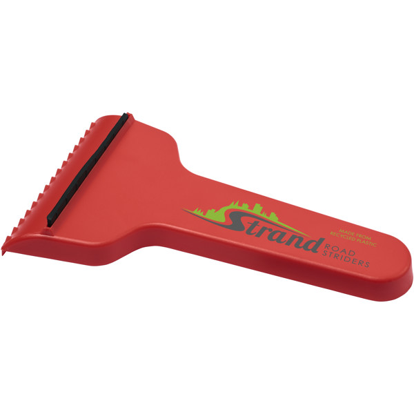 Shiver t-shaped recycled ice scraper - Red