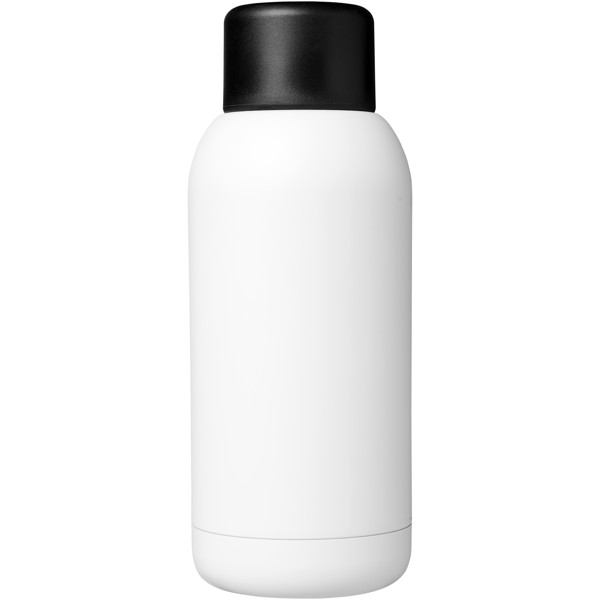Brea 375 ml vacuum insulated sport bottle - White
