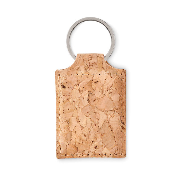 Rectangular cork key ring Concon