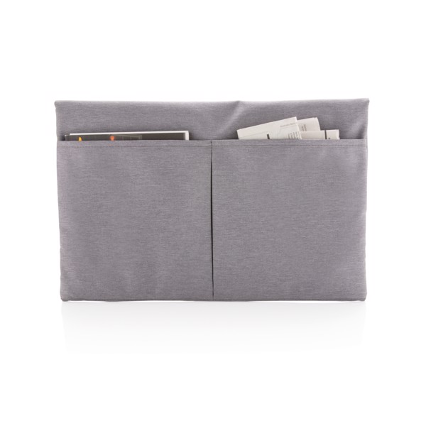 Magnetic closing 15.6" Laptop sleeve PVC free - Grey