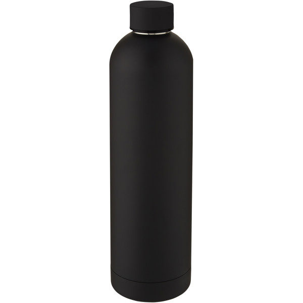 Spring 1 L copper vacuum insulated bottle - Black