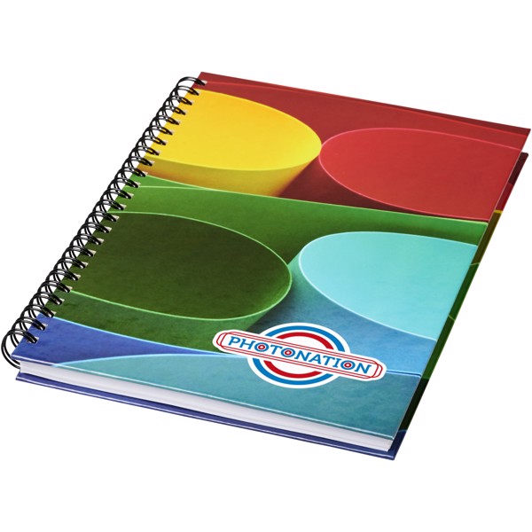 Wire-o A5 notebook hard cover - White / Black