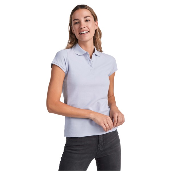 Star short sleeve women's polo - Rossette / S