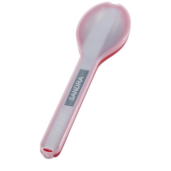 Ellipse 3-piece cutlery set - Red