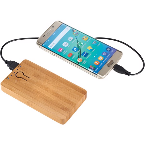 Grove 5000 mAh bamboo power bank
