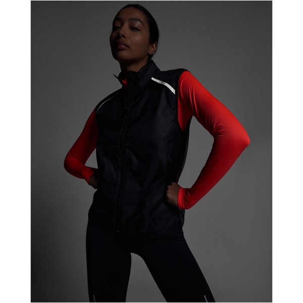 Jannu unisex lightweight running bodywarmer - Red / roly-XS