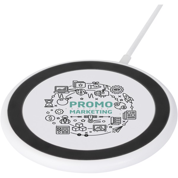Base de carga magnética e inalámbrica de 10 W "Smack" - Negro intenso