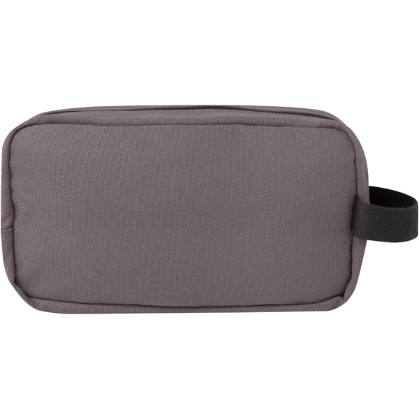 Joey GRS recycled canvas travel accessory pouch bag 3.5L - Grey