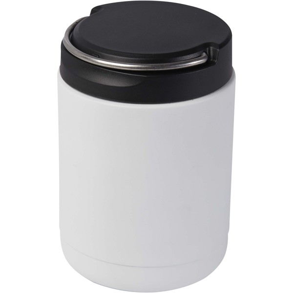 Doveron 500 ml recycled stainless steel insulated lunch pot - White