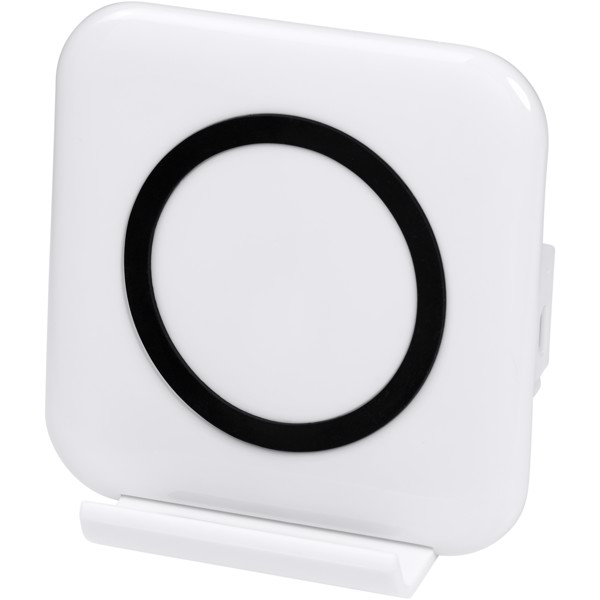 Catena wireless charging phone stand - White