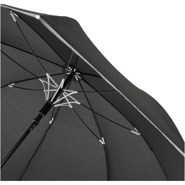 Felice 23" auto open windproof reflective umbrella - White