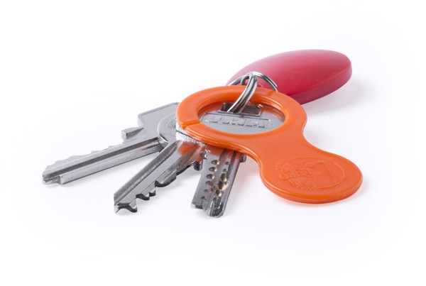 Keyring Coin Ibershop - White