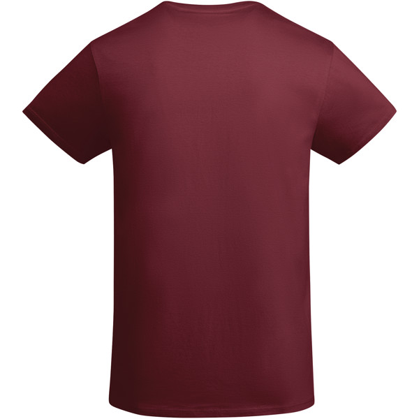 Breda organic cotton short sleeve kids t-shirt - Garnet / 11/12