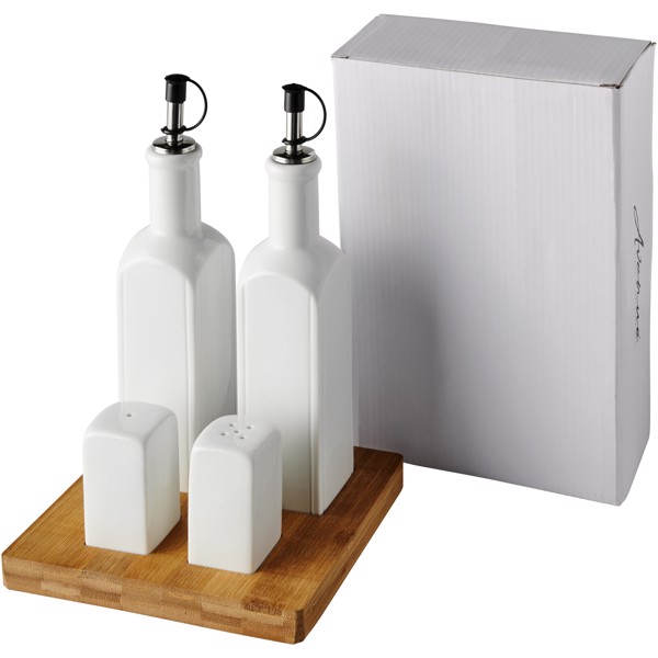 Mateo tabletop condiment set
