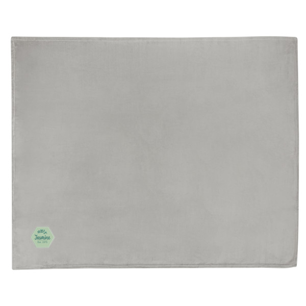 Lily GRS certified RPET coral fleece blanket - Grey
