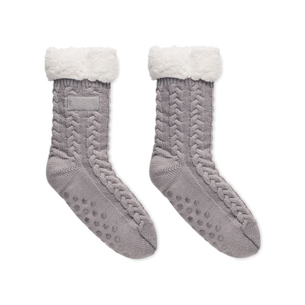 Pair of slipper sock M Canichie - Grey