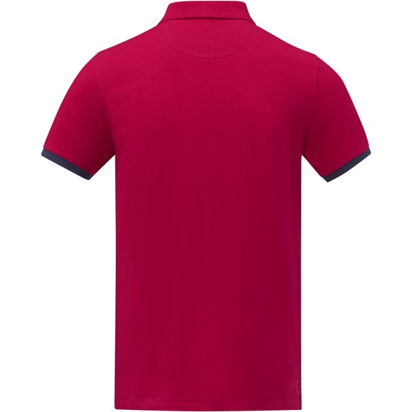 Morgan short sleeve men's duotone polo - Red / 2XL