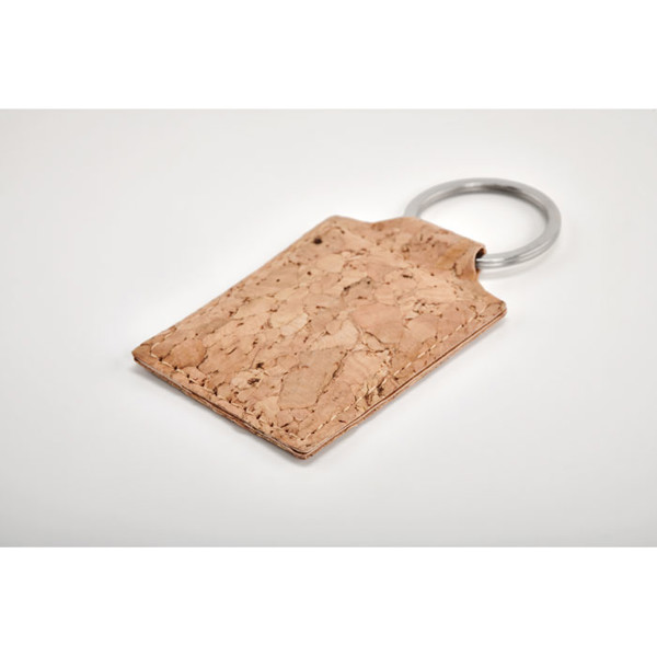 Rectangular cork key ring Concon