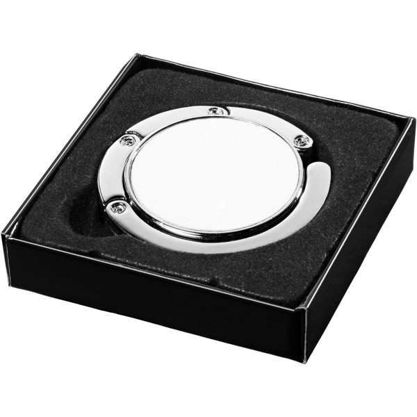 Atlantis foldable bag hanger hook - White