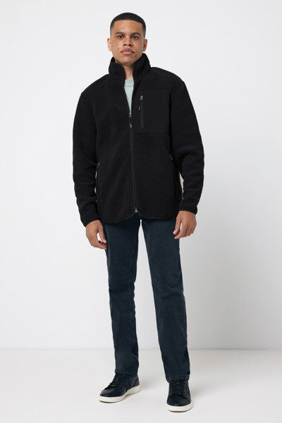 IQONIQ Diran recycled polyester pile fleece jacket - Black / XL