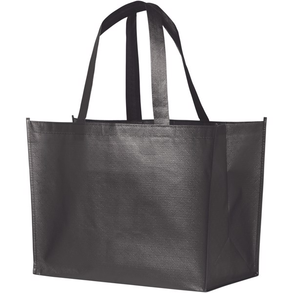 Bolsa de compra no tejida laminada "Alloy" - Gris acero