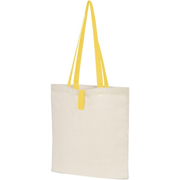 Nevada 100 g/m² cotton foldable tote bag 7L