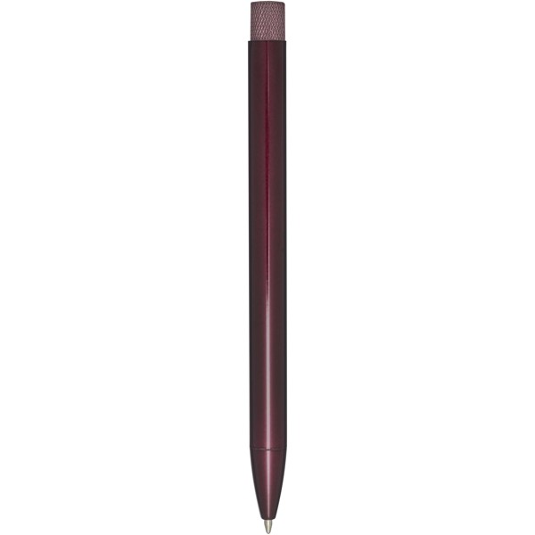 Beatriz recycled brass ballpoint pen (black ink) - Burgundy