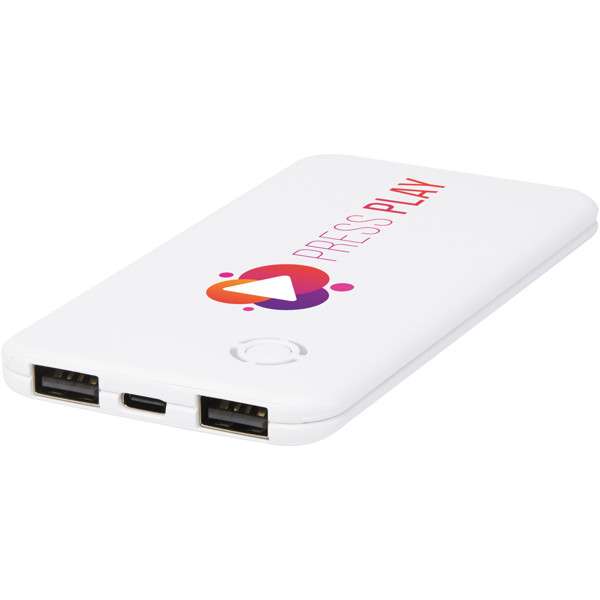 Slender 4000 mAh slim dual power bank